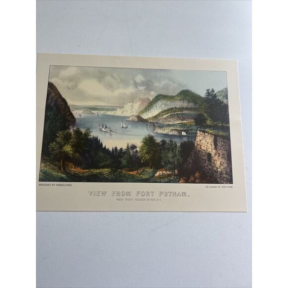 Currier & Ives Print Lot of 12 - Orig. Folder 9" x 12" Reprints Wall Art Vintage - Picture 8 of 16